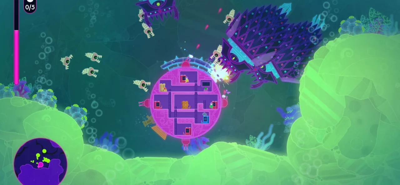 Lovers in a Dangerous Spacetime