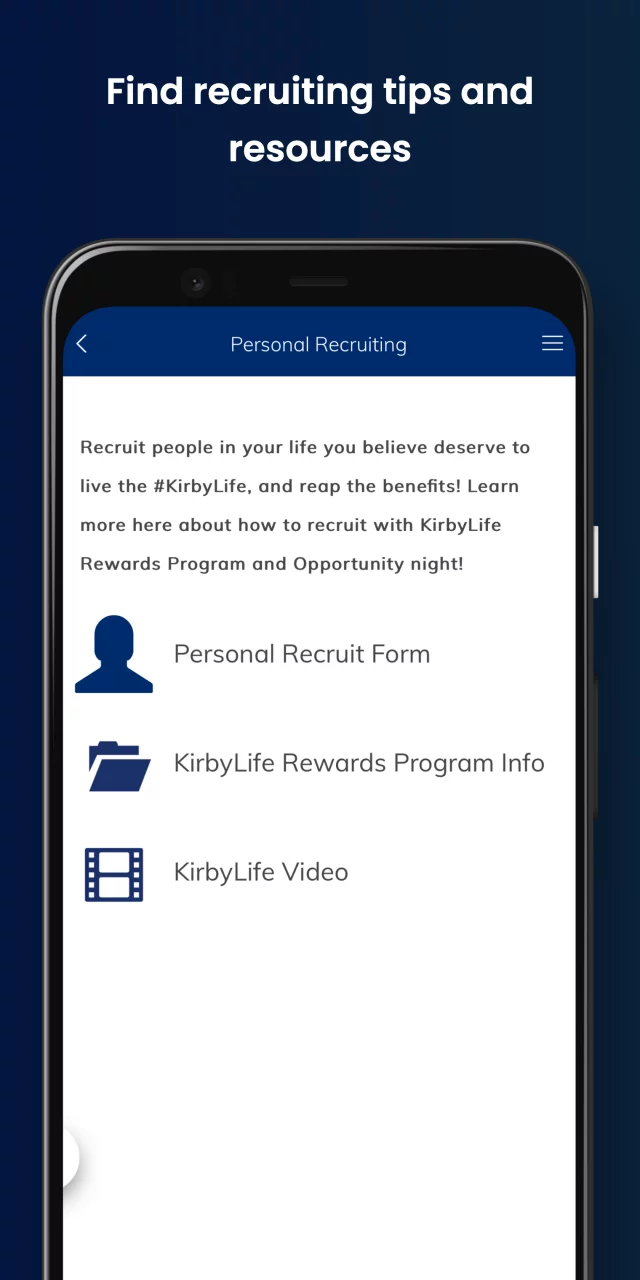 Independent Kirby Dealer App