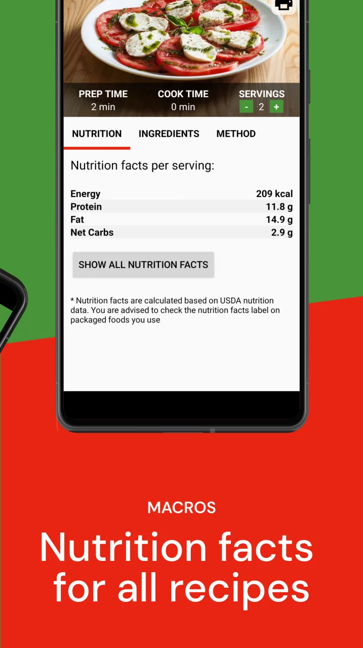 Keto Diet App: Keto Recipes