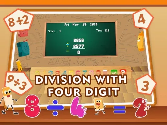 Learning Math Division Games
