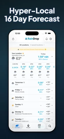 RainDrop - Rain Totals & Radar