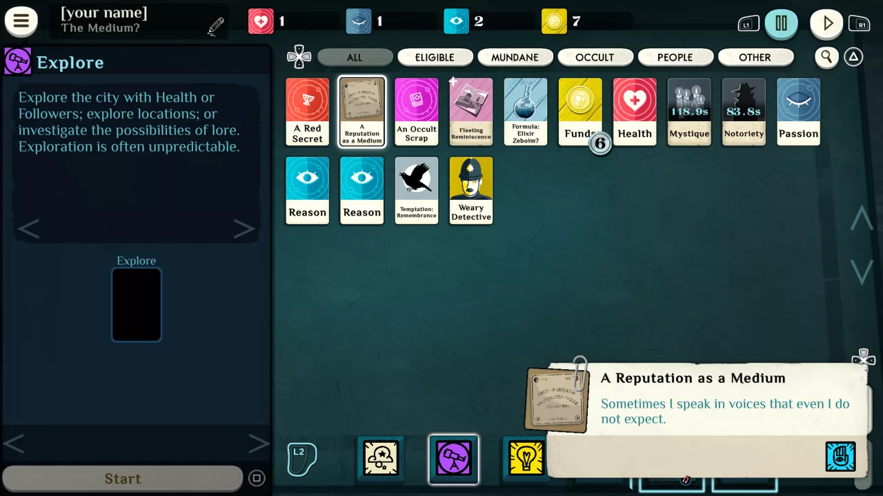 Cultist Simulator: Initiate Edition