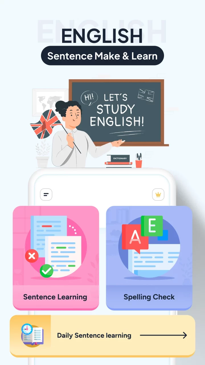 English Sentence Make & Learn