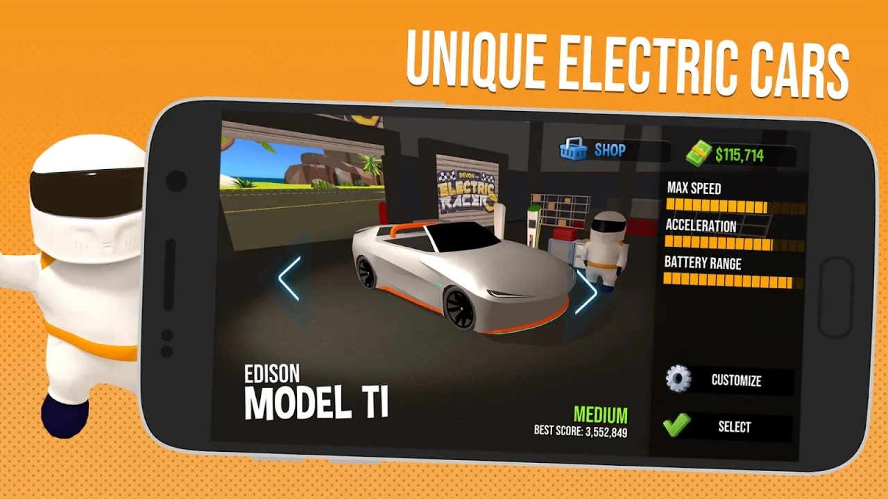 Devon the Electric Racer