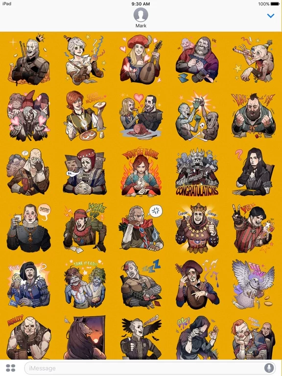 The Witcher Stickers