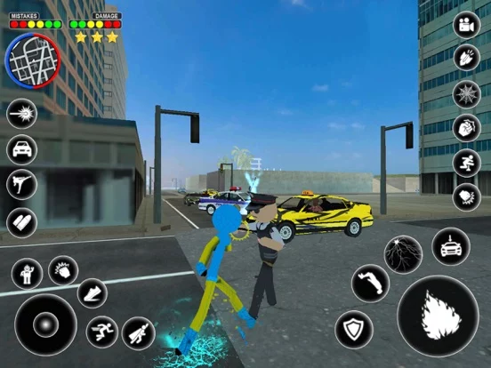 Stickman Rope Hero Spider Game