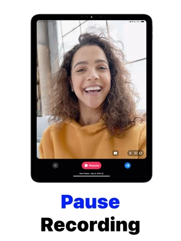 Pause Camera Video Recorder