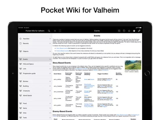 Pocket Wiki for Valheim