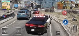 Police Car Chase City Driving