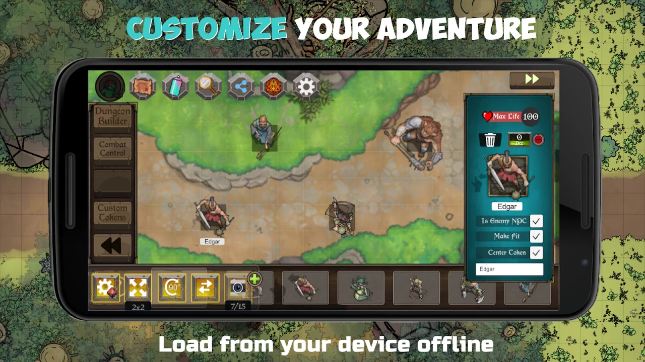 Virtual Tabletop RPG Manager