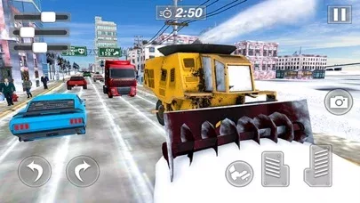 Operate Snow Excavator Crane
