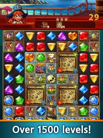 Jewels Uncharted:Match3 Puzzle