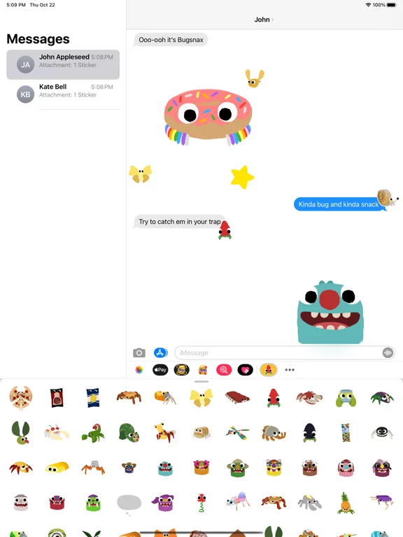 Bugsnax Stickers