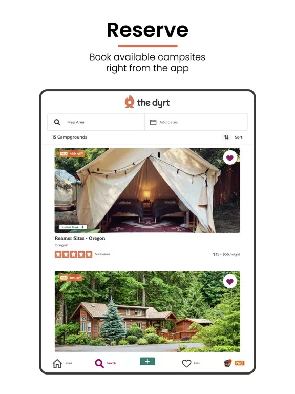 The Dyrt: RV & Free Camping