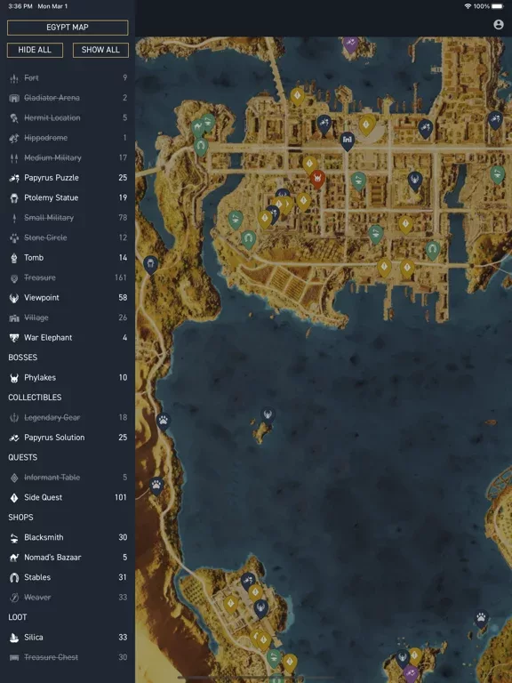 Unofficial Map: AC Origins