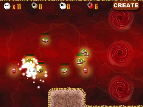Microbe Wars - Viruses,Bacteria,Blood Cells Deadly Bio Clash