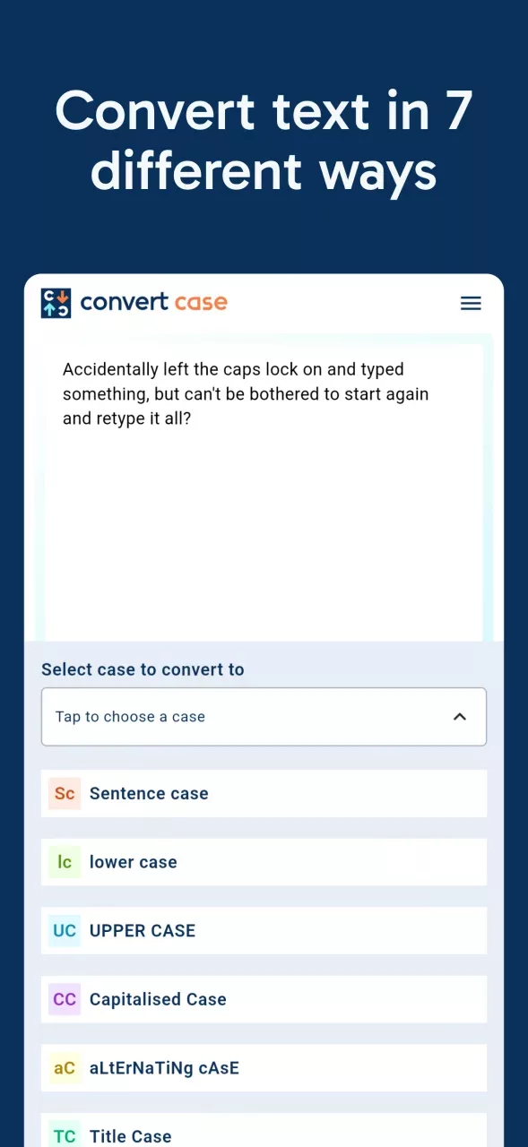 Convert Case