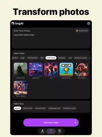 ImgAI: AI Art, Photo Generator