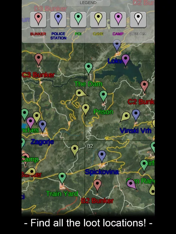 Map for SCUM