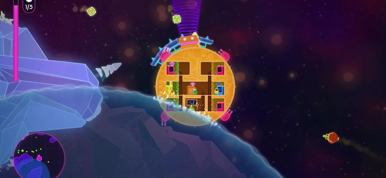 Lovers in a Dangerous Spacetime