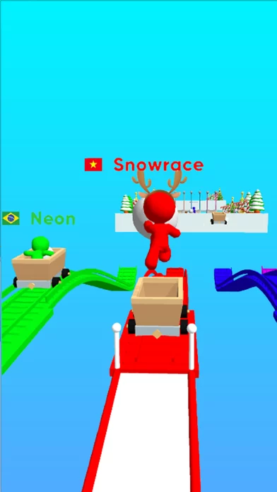 Snow Race 3D™: Fun Xmas Racing