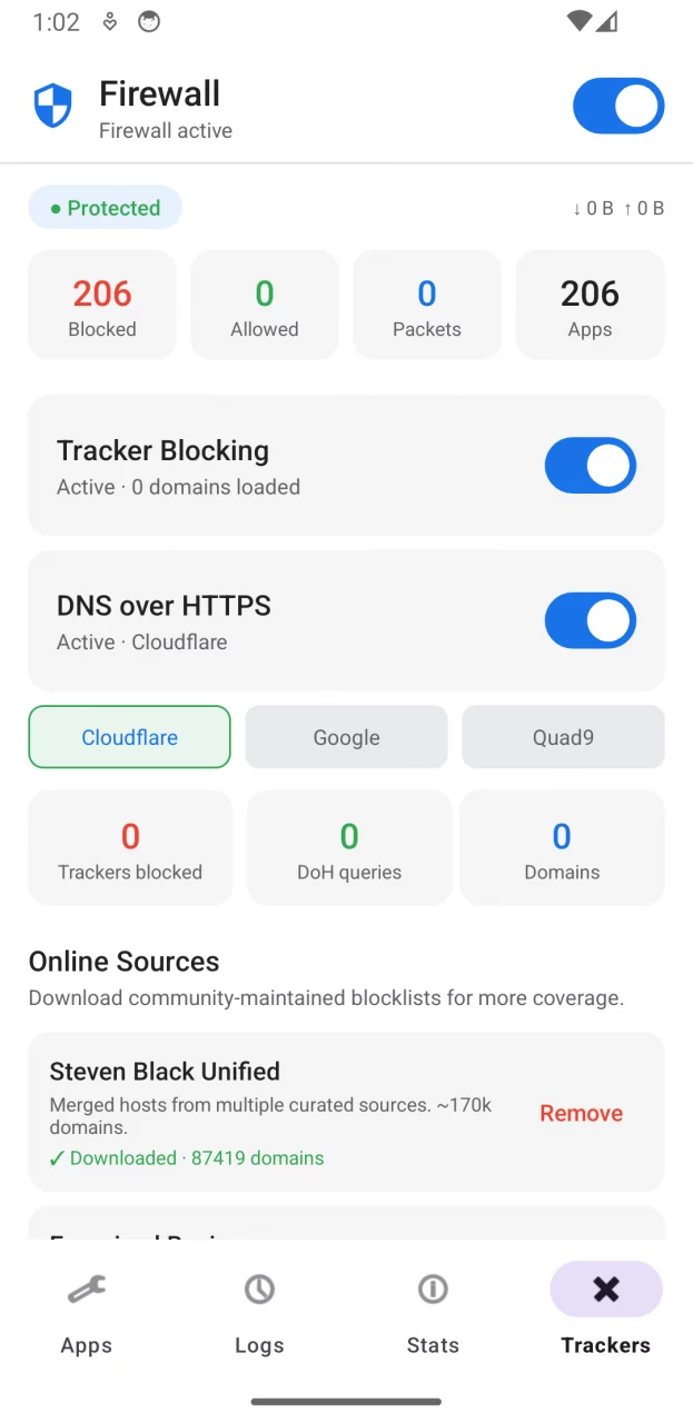 Firewall - No Root Blocker