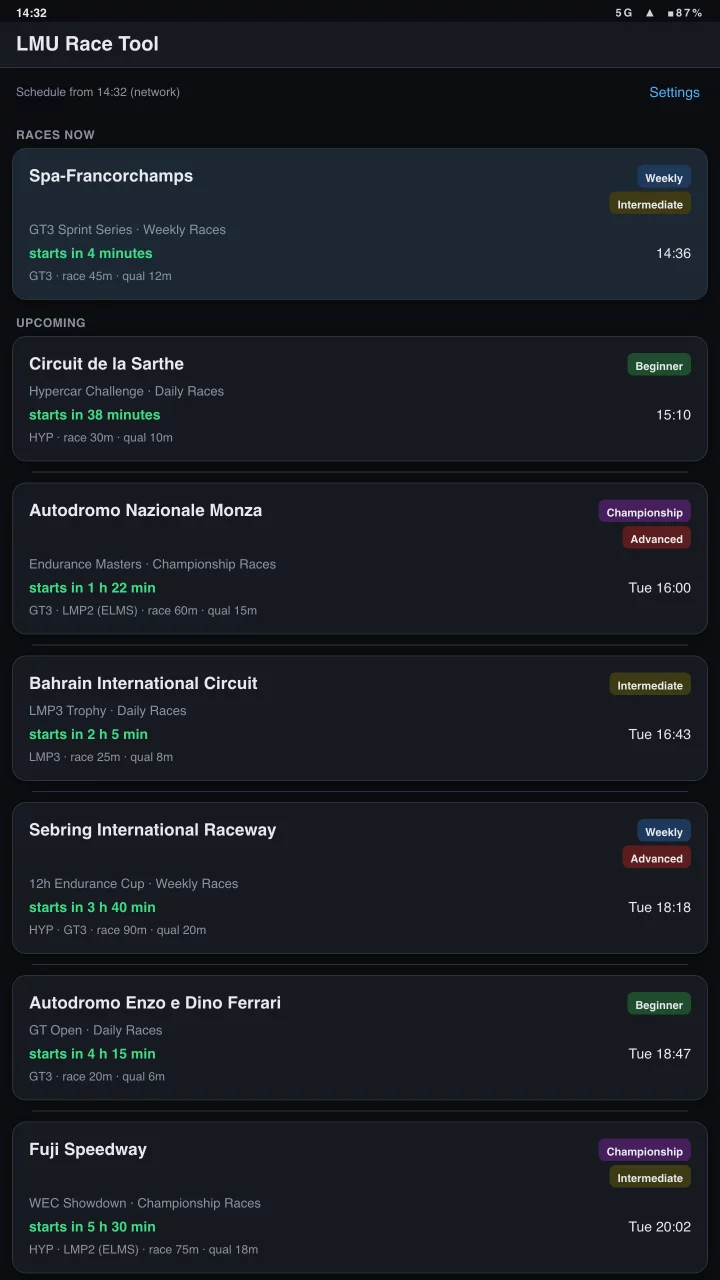 LMU TOOL for Le Mans Ultimate