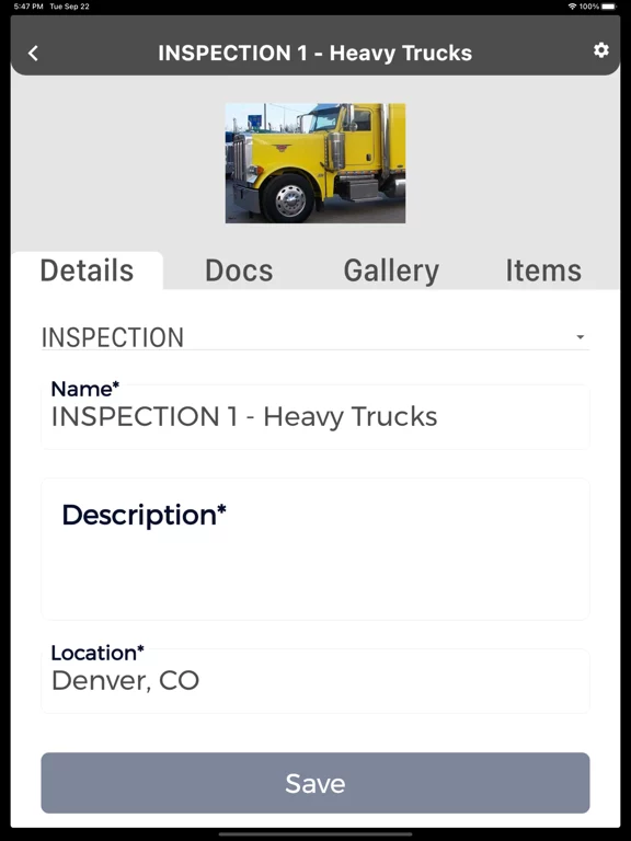 Asset Inspection Manager