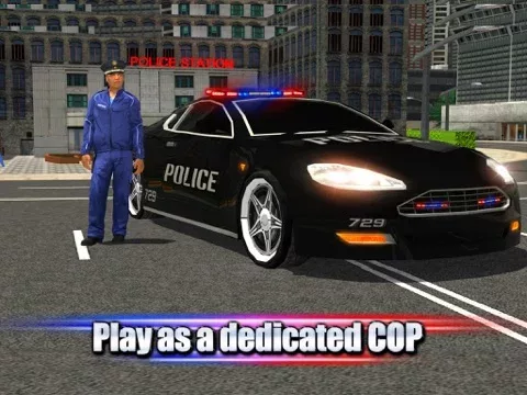 Crime Town Police Car Driver