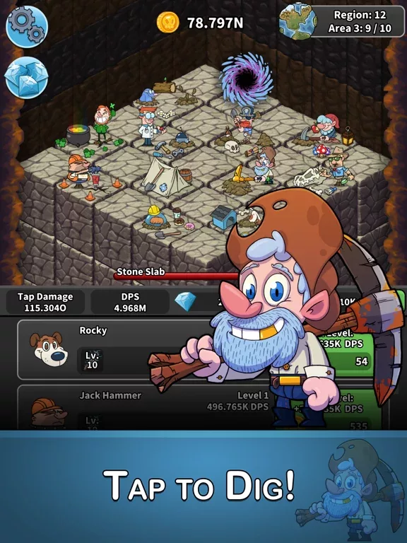 Tap Tap Dig - Idle Clicker