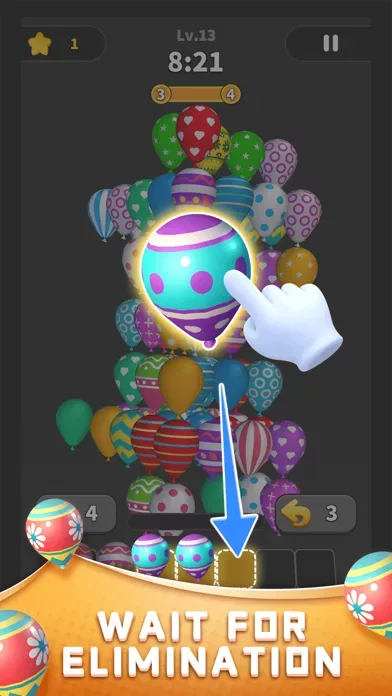 Balloon Master 3D: Три в ряд