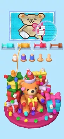 Wool Master - Пиксель нитки 3D