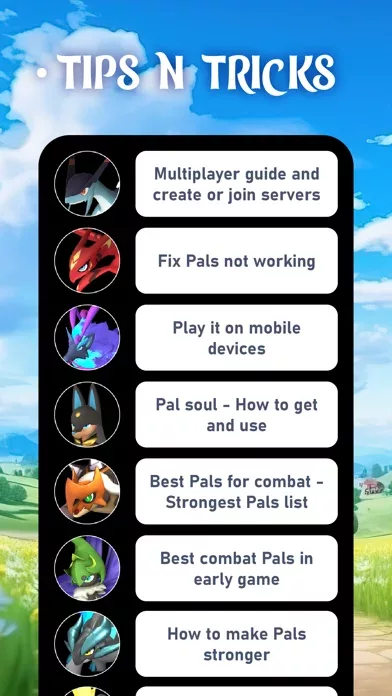 Pals Guide For Palworld Game