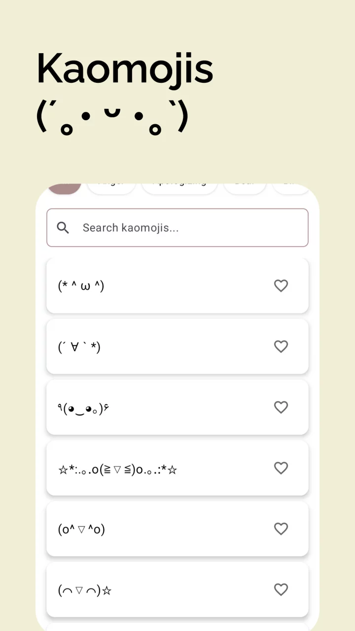 Scopy: Symbols, Fonts, Kaomoji