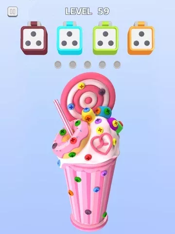 Screw Sort 3D - Болты и гайки