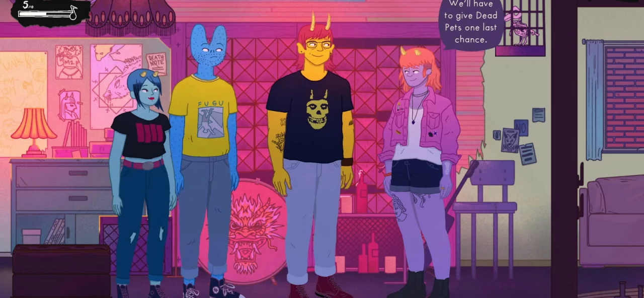 Dead Pets: A Punk Rock Slice of Life Sim