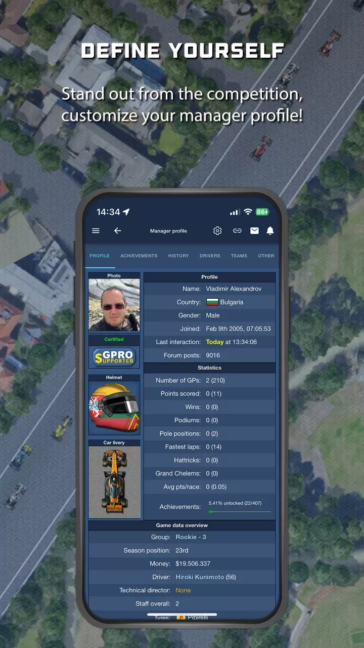 GPRO - Classic racing manager
