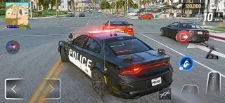 Police Car Chase City Driving