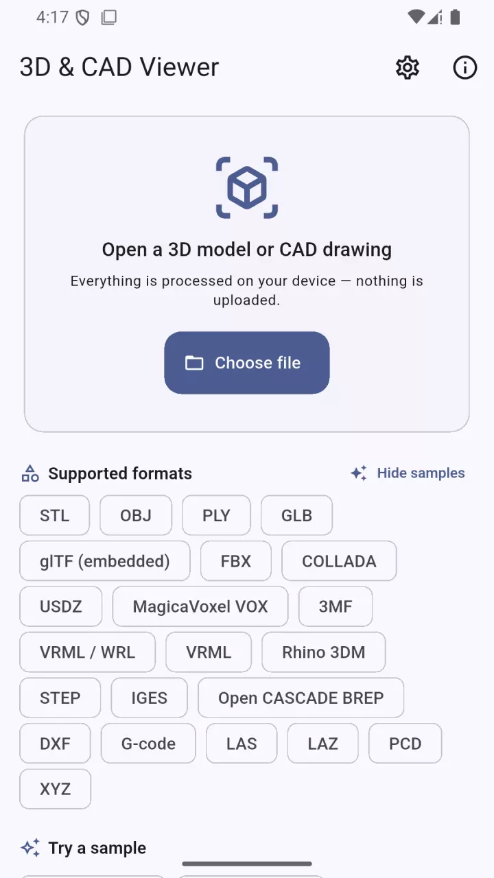 3D & CAD Viewer