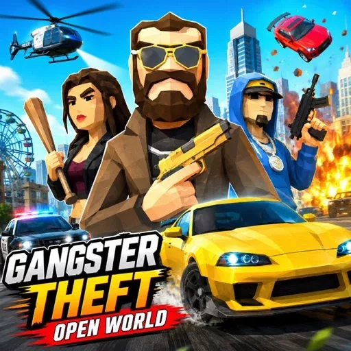 Гангстер Чувак Theft War Игры