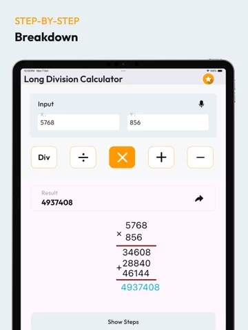 Long Division Calculators