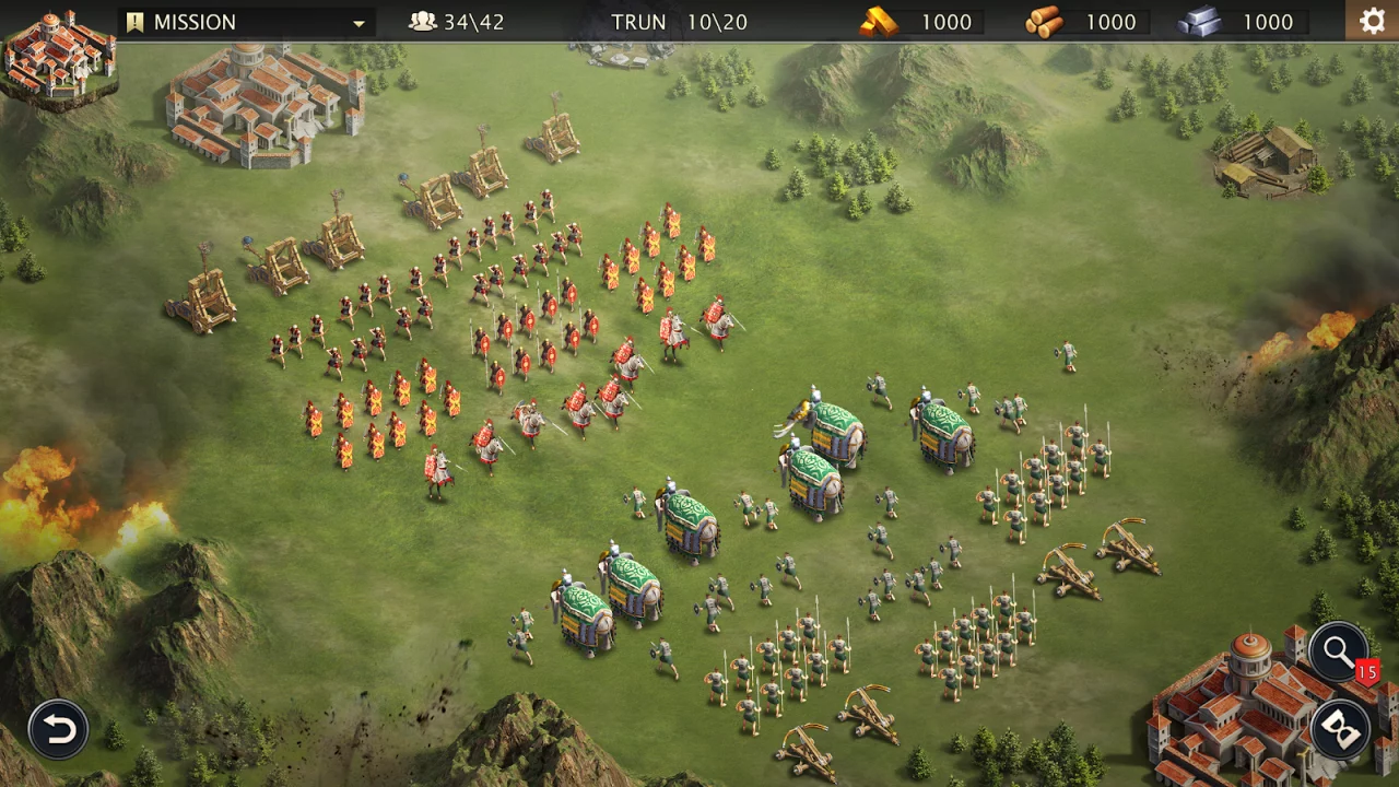 Grand War: Римские стратегии