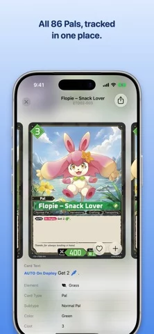 Paldex for Palworld TCG
