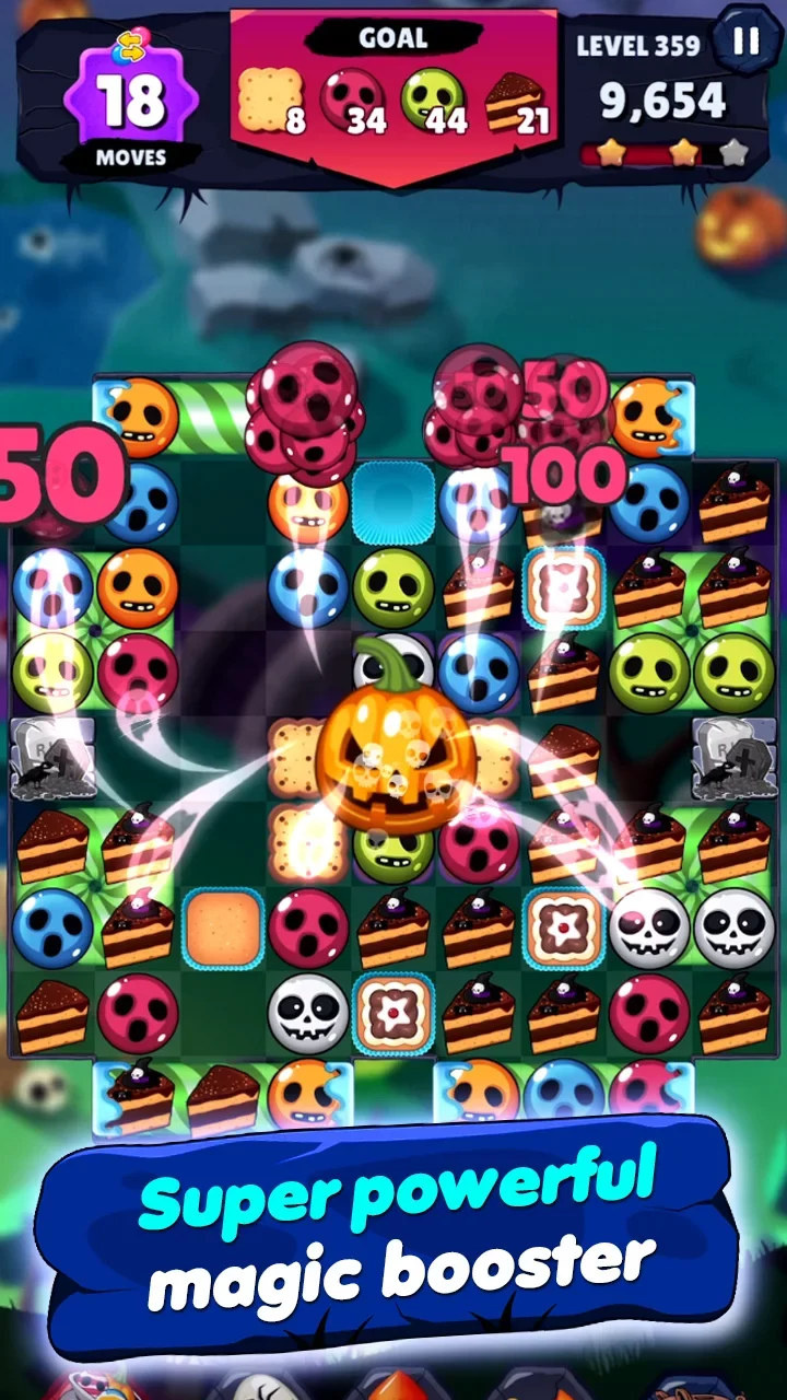Witch Match Puzzle