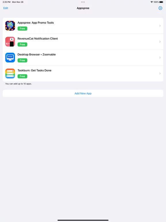 Appspree: App Promo Tools