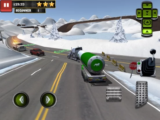 Ice Road Truck Parking Sim