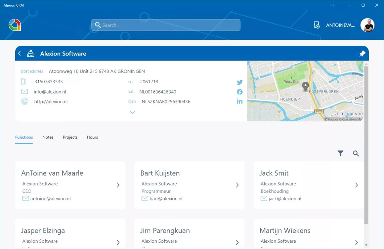 Alexion CRM App