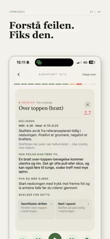 FormCaddie – AI-golftrener