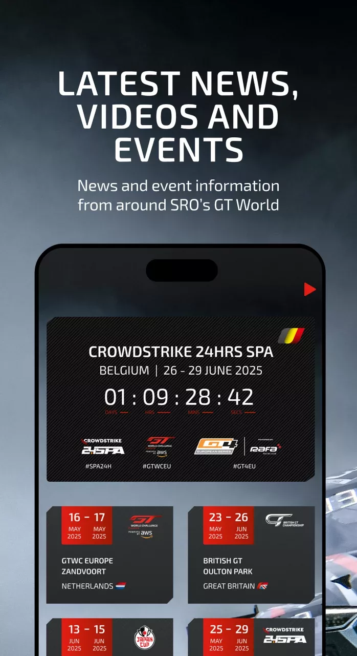GT World powered by SRO