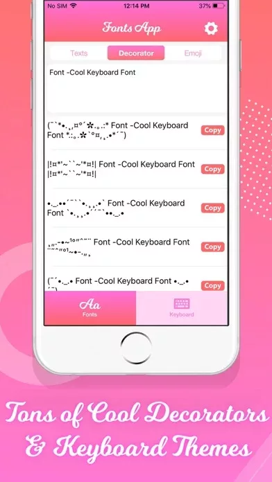 Fonts: Keyboard & Font Art